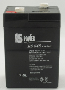 6V 5AH Emergency Light Battery