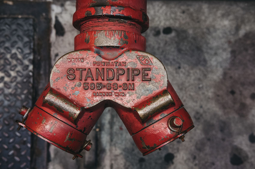Old Standpipe - Standpipe Inspection | Stevenson Sprinkler